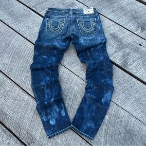 Y2K Acid Washed True Religion Jeans